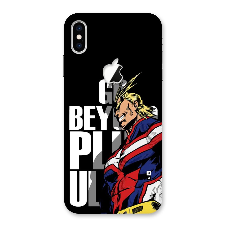 Go Beyond Back Case for iPhone XS Max Apple Cut