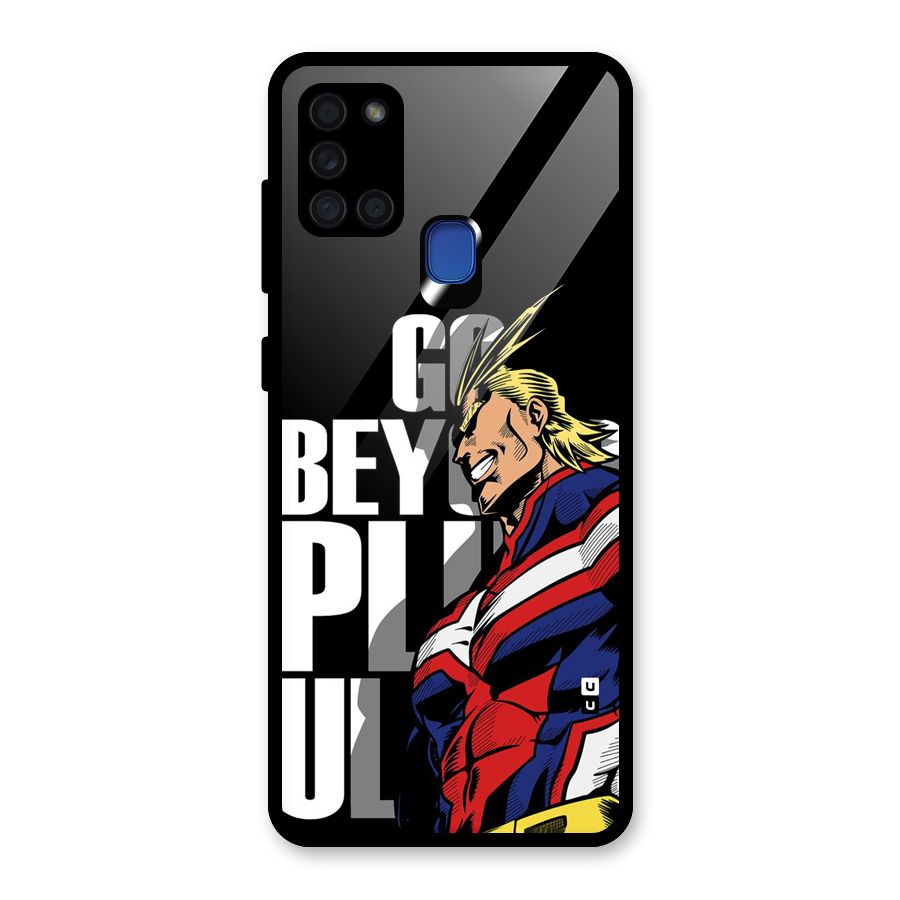 Go Beyond Glass Back Case for Galaxy A21s