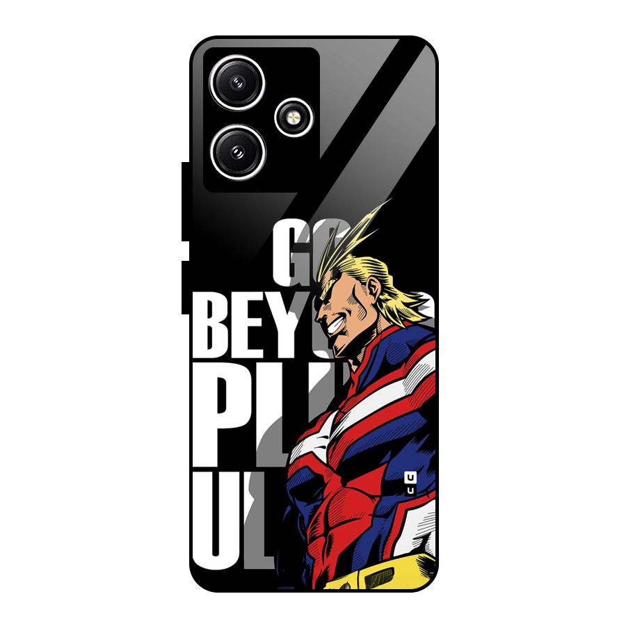 Go Beyond Glass Back Case for Poco M6 Pro