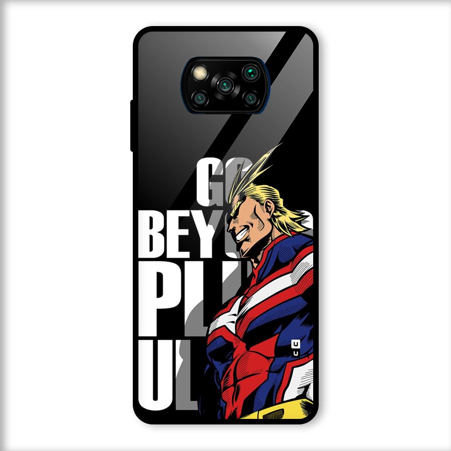 Go Beyond Glass Back Case for Poco X3
