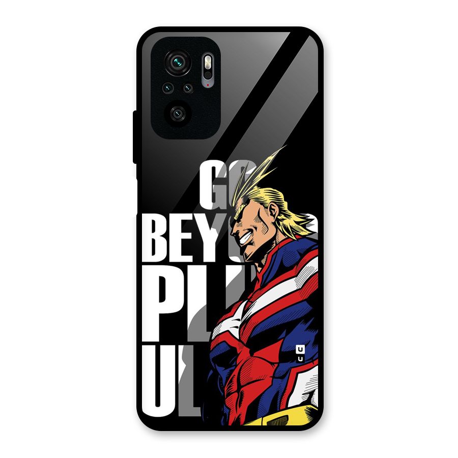 Go Beyond Glass Back Case for Redmi Note 10S