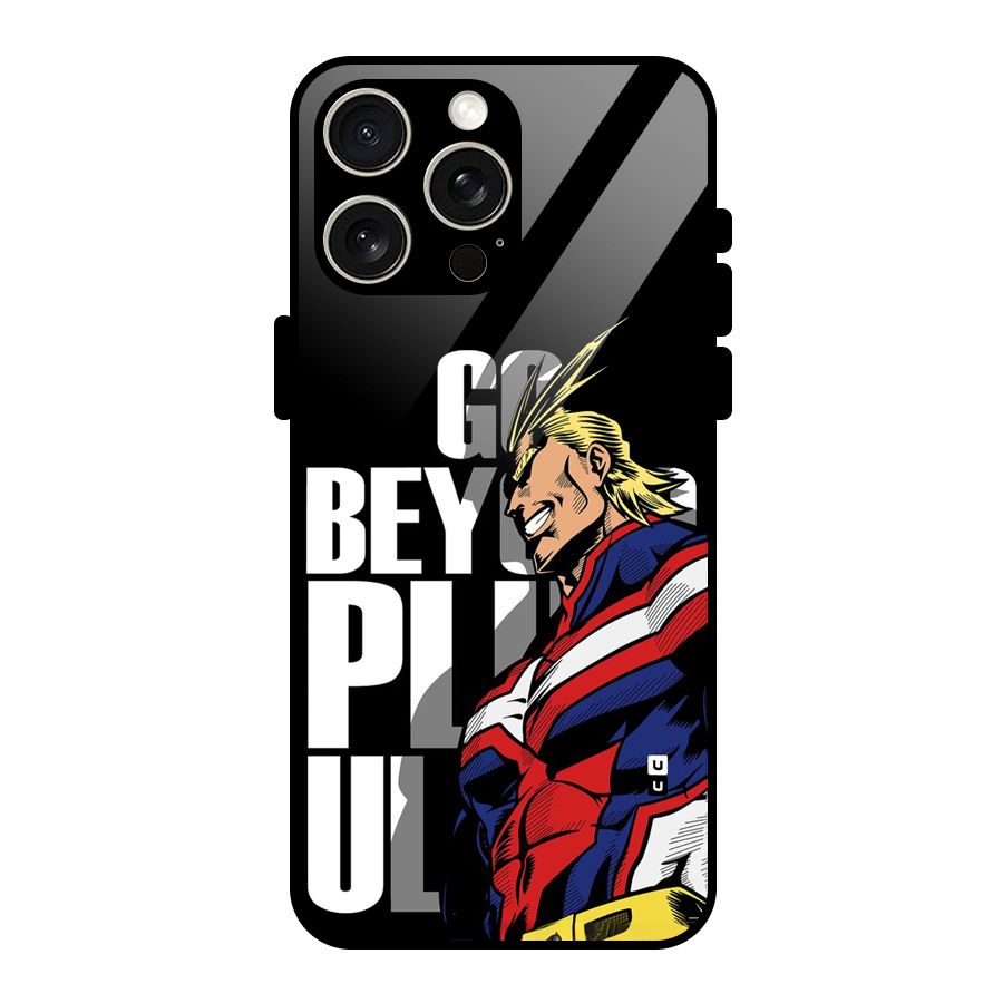 Go Beyond Glass Back Case for iPhone 15 Pro Max
