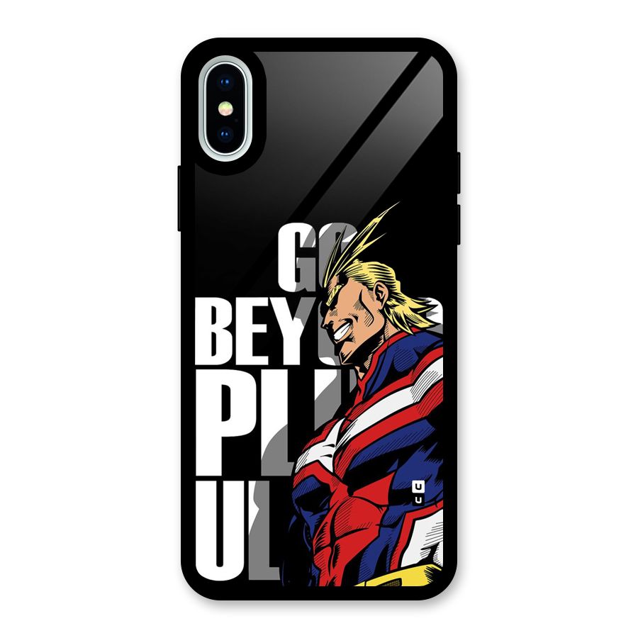 Go Beyond Glass Back Case for iPhone XS
