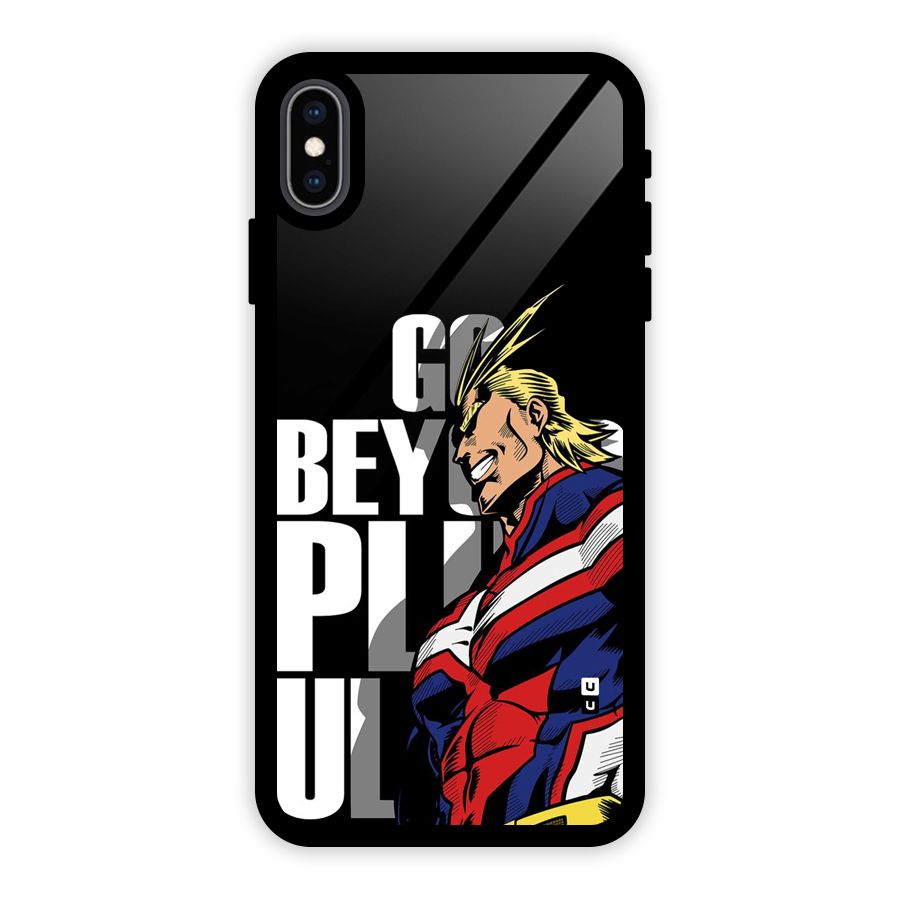 Go Beyond Glass Back Case for iPhone XS Max