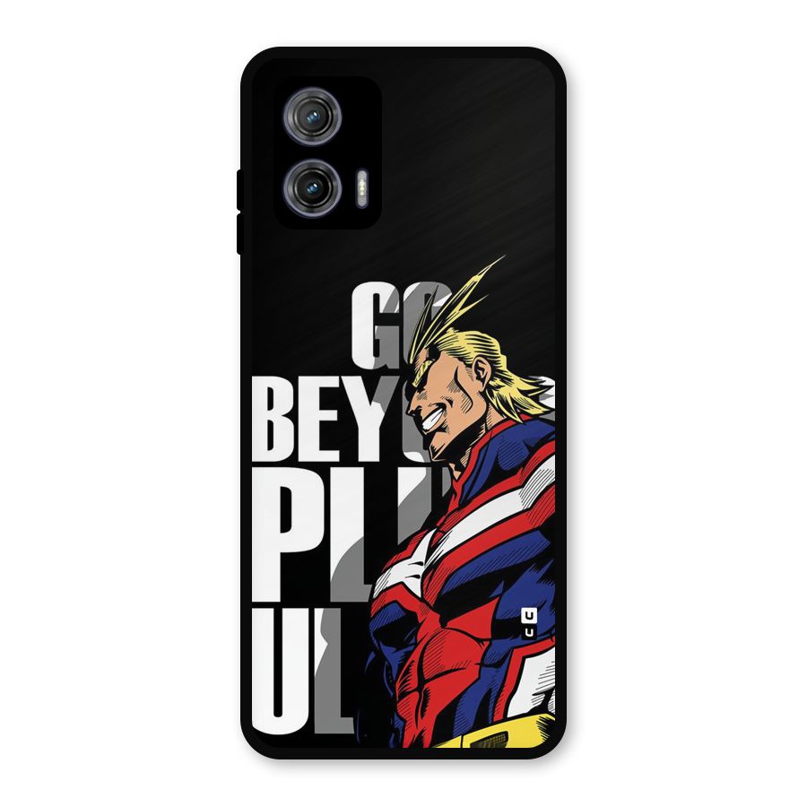 Go Beyond Metal Back Case for Moto G73