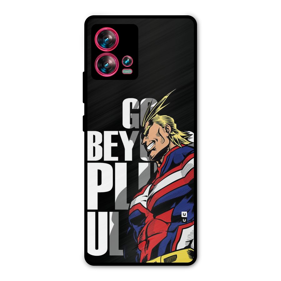 Go Beyond Metal Back Case for Motorola Edge 30 Fusion