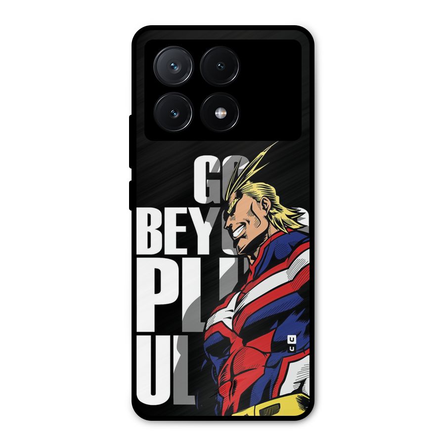 Go Beyond Metal Back Case for Poco X6 Pro