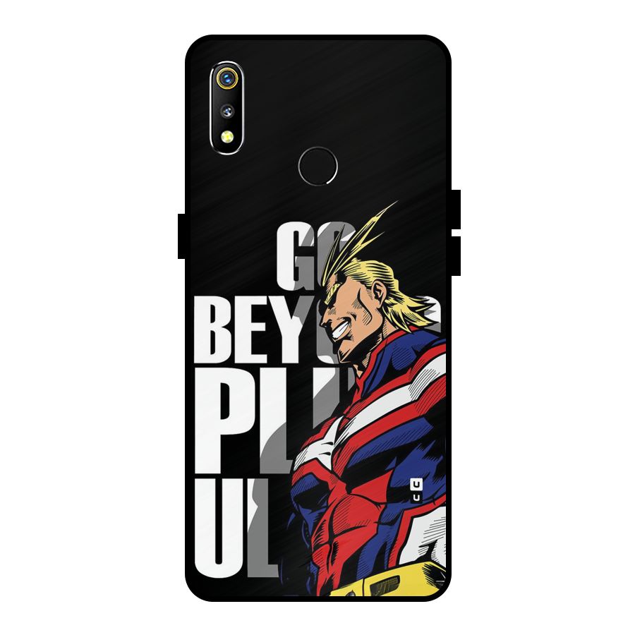 Go Beyond Metal Back Case for Realme 3i