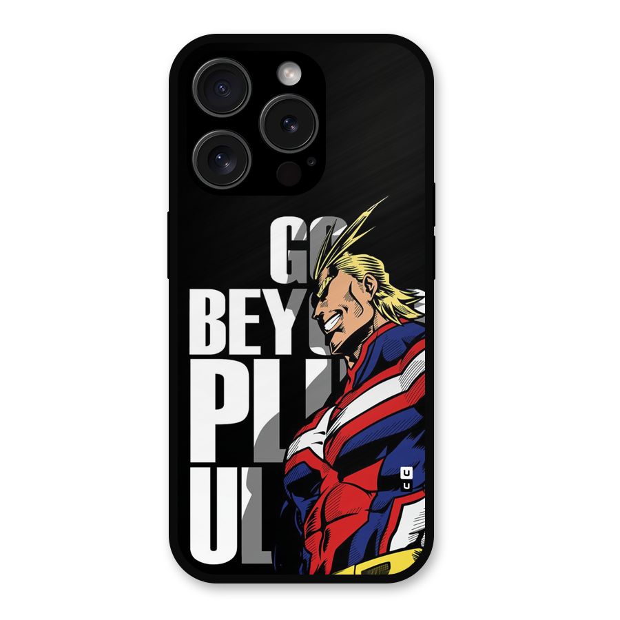 Go Beyond Metal Back Case for iPhone 15 Pro