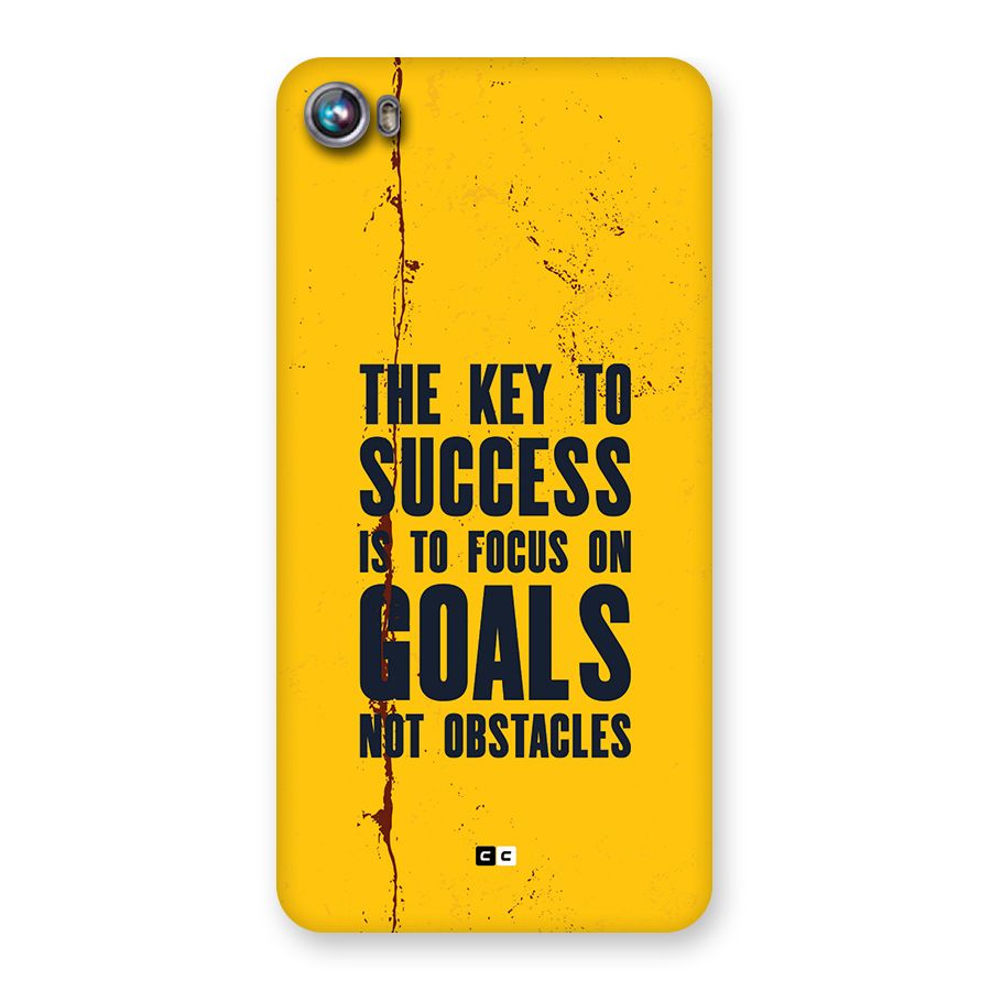 Goals Not Obstacles Back Case for Canvas Fire 4 (A107)