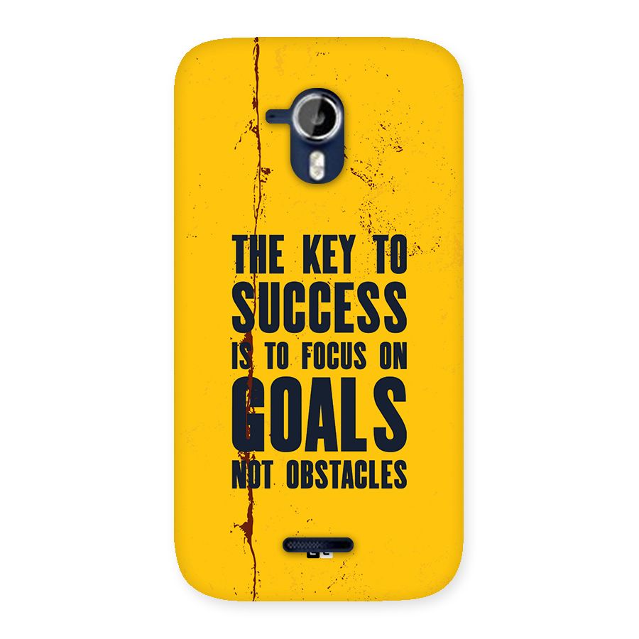 Goals Not Obstacles Back Case for Canvas Magnus A117