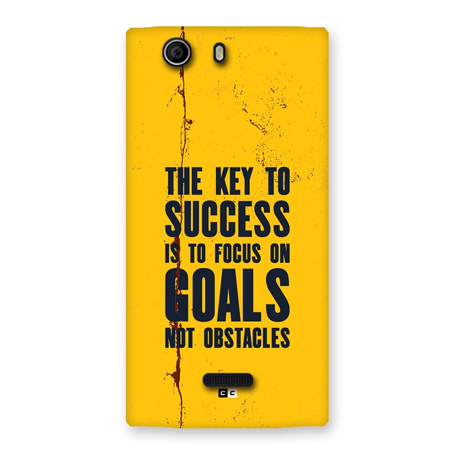 Goals Not Obstacles Back Case for Canvas Nitro 2 E311
