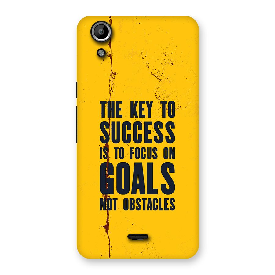 Goals Not Obstacles Back Case for Canvas Selfie Lens Q345