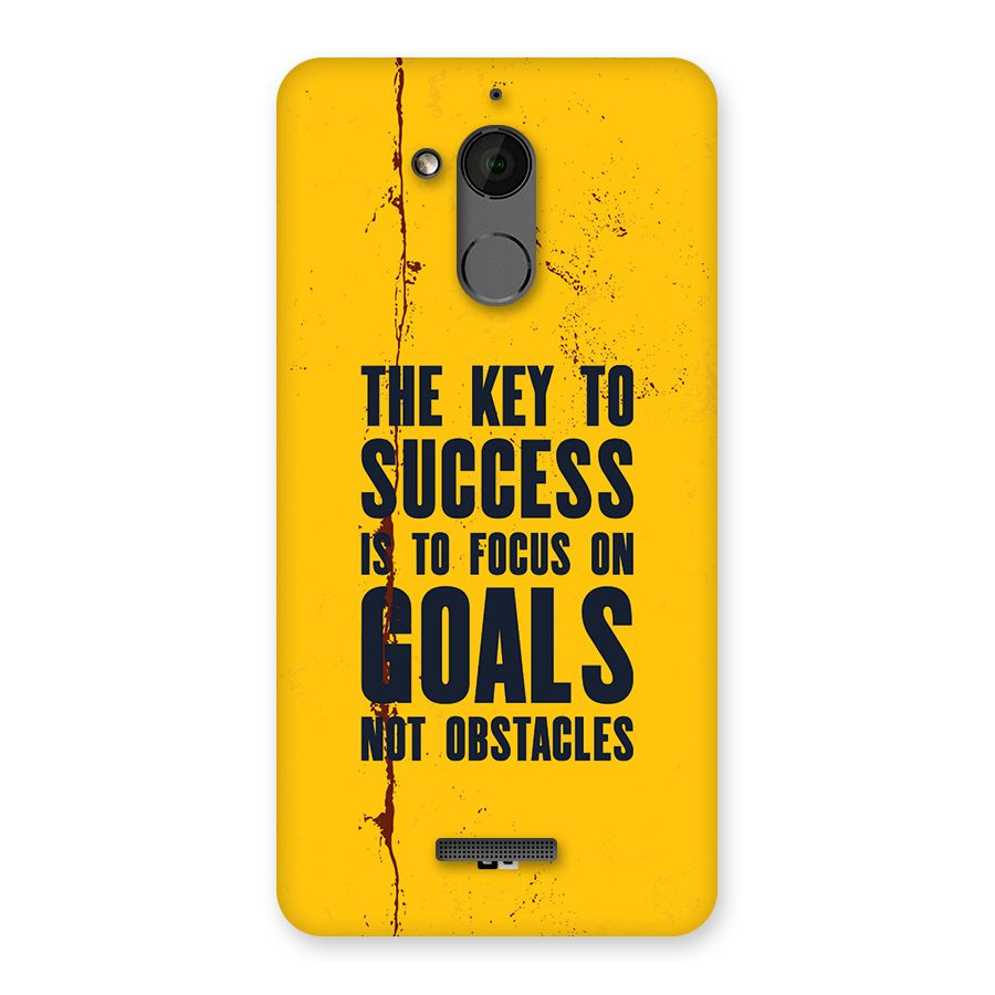Goals Not Obstacles Back Case for Coolpad Note 5