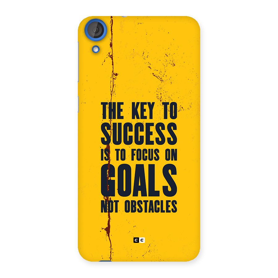 Goals Not Obstacles Back Case for Desire 820s