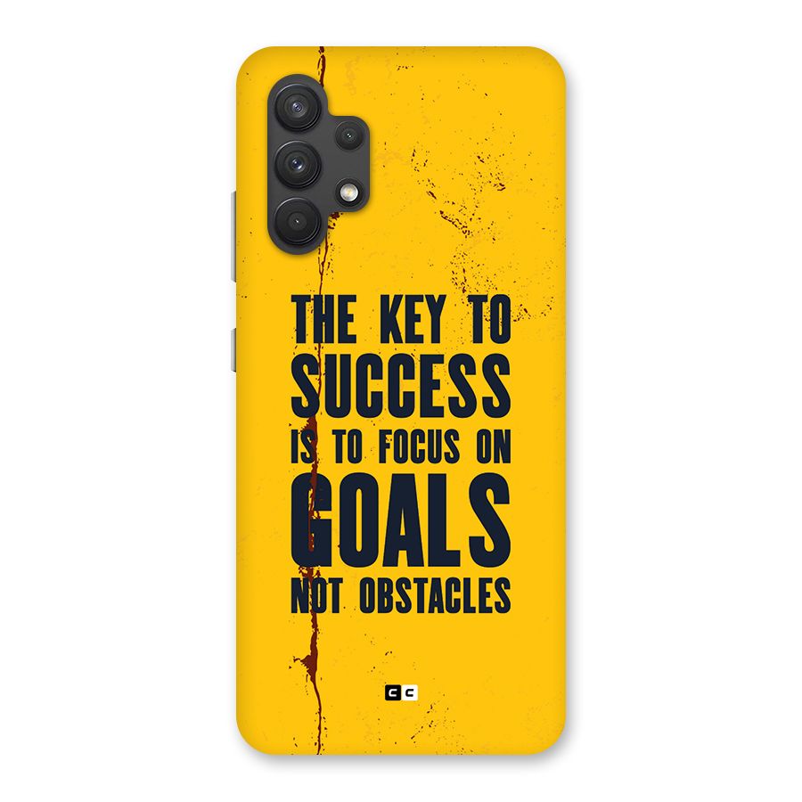 Goals Not Obstacles Back Case for Galaxy A32