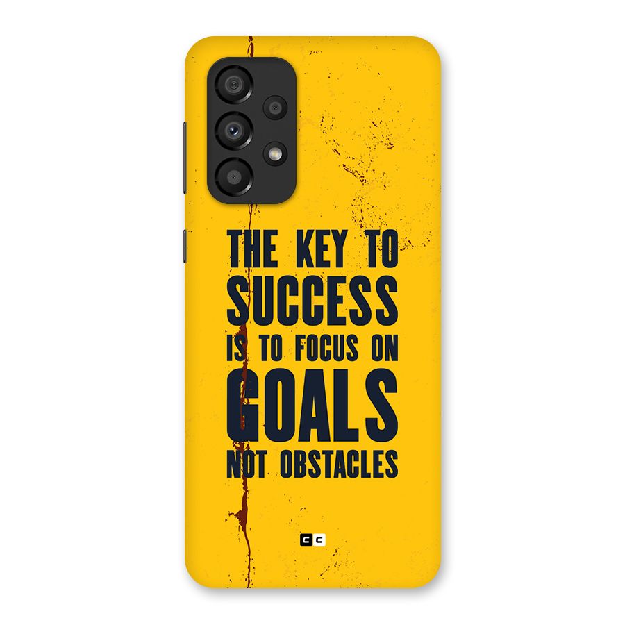 Goals Not Obstacles Back Case for Galaxy A33 5G