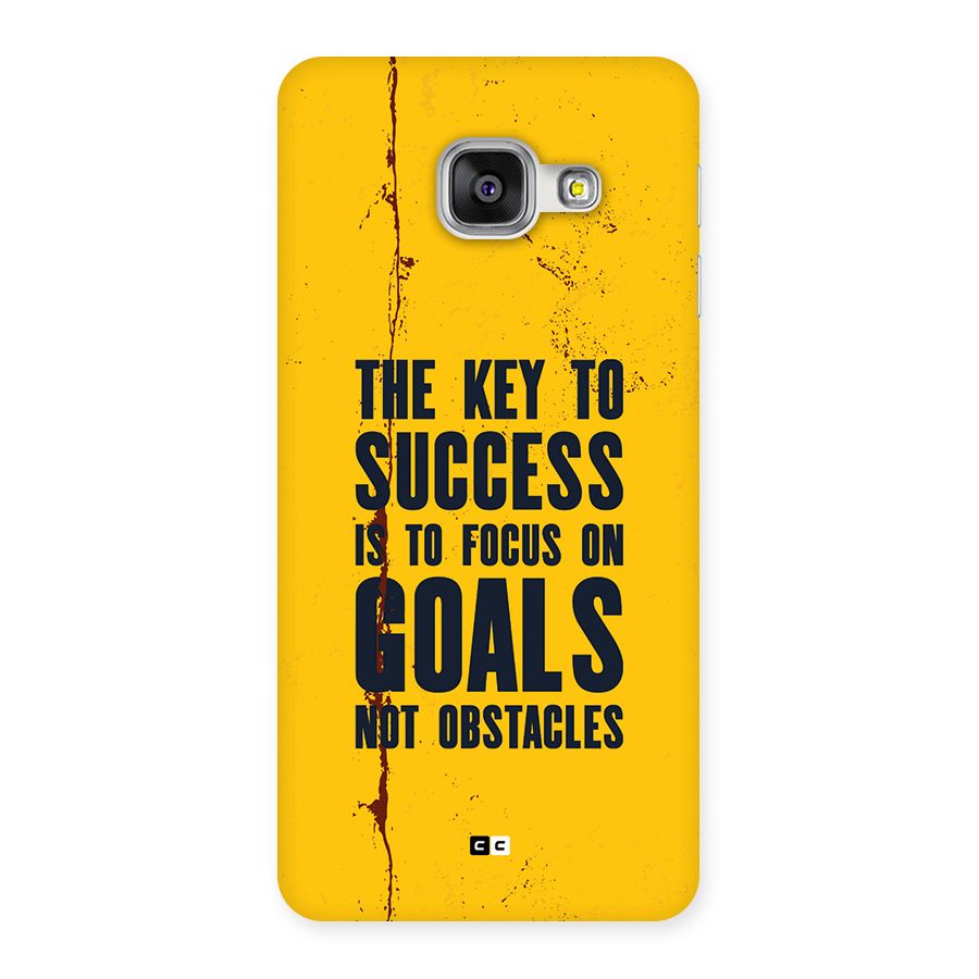 Goals Not Obstacles Back Case for Galaxy A3 (2016)