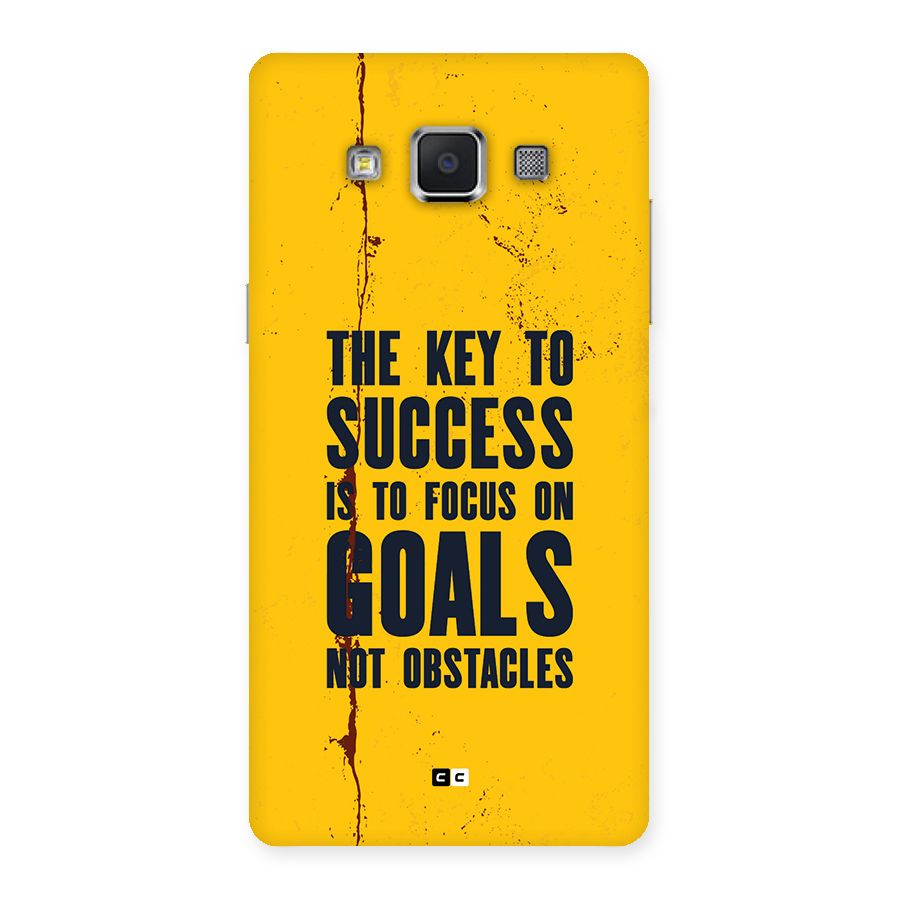 Goals Not Obstacles Back Case for Galaxy A5