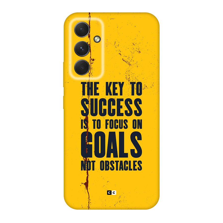 Goals Not Obstacles Back Case for Galaxy A54