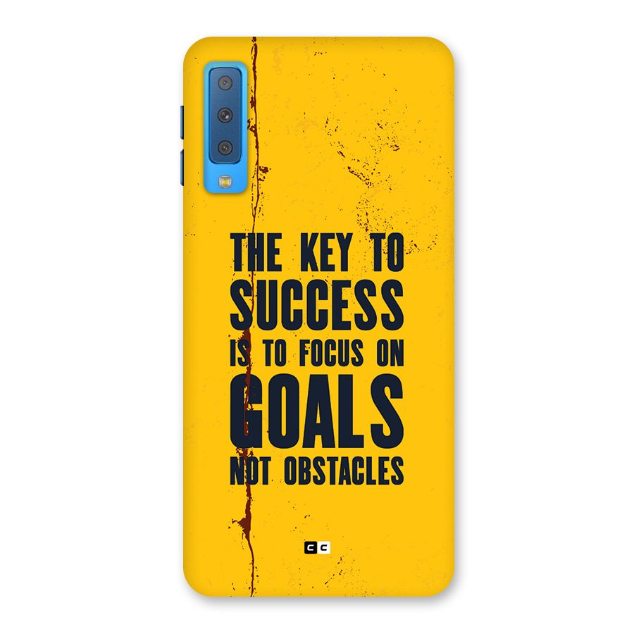 Goals Not Obstacles Back Case for Galaxy A7 (2018)