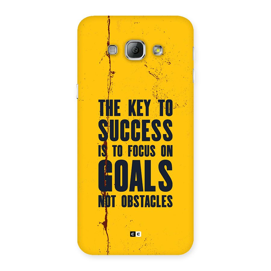 Goals Not Obstacles Back Case for Galaxy A8