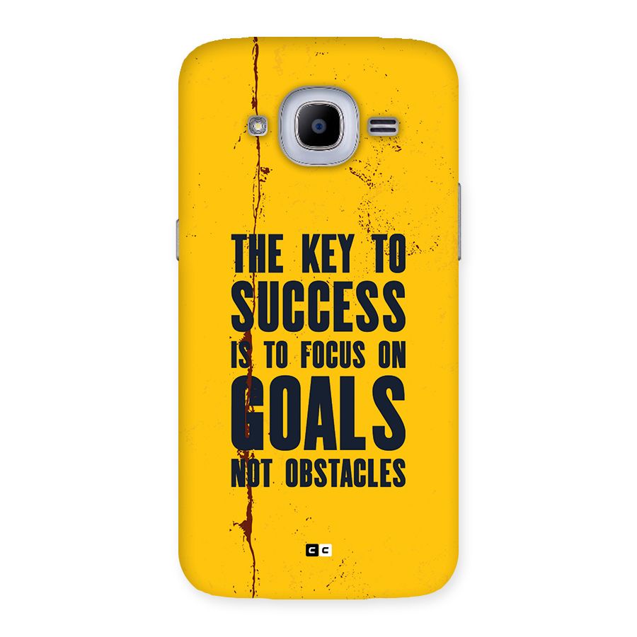 Goals Not Obstacles Back Case for Galaxy J2 2016