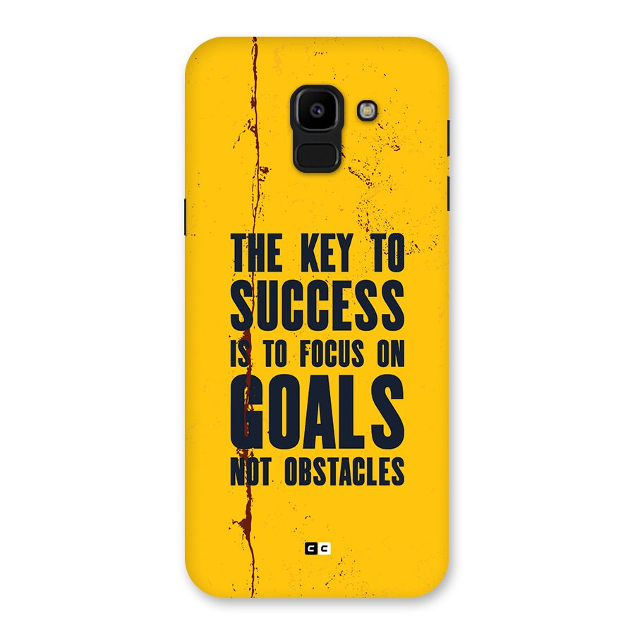 Goals Not Obstacles Back Case for Galaxy J6