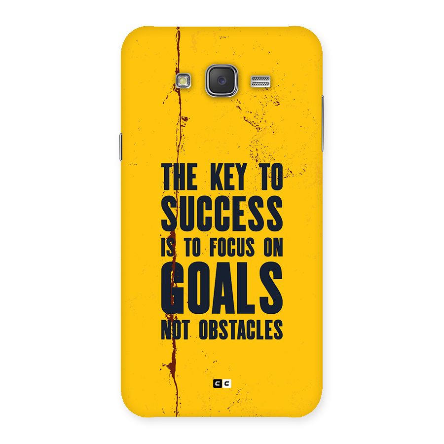 Goals Not Obstacles Back Case for Galaxy J7