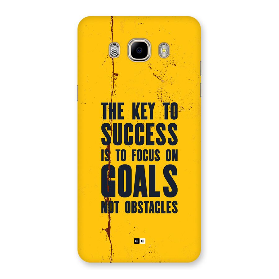 Goals Not Obstacles Back Case for Galaxy J7 2016