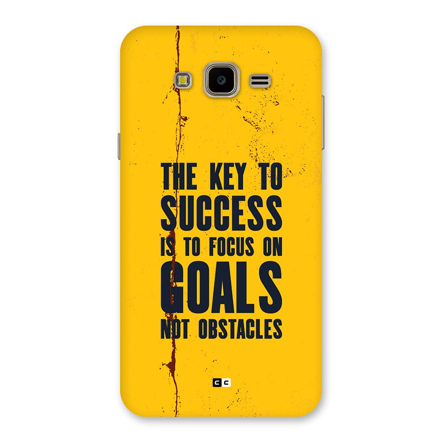 Goals Not Obstacles Back Case for Galaxy J7 Nxt