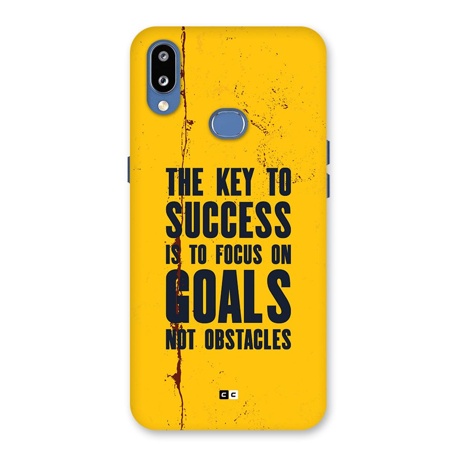Goals Not Obstacles Back Case for Galaxy M01s