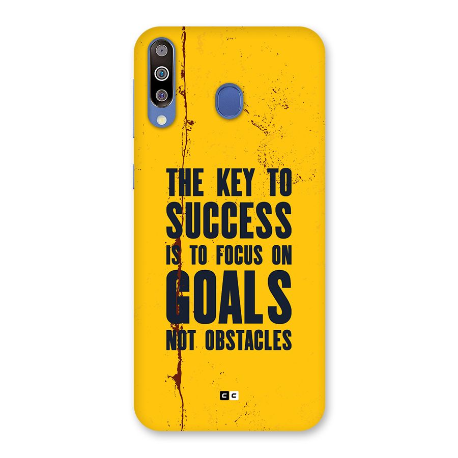 Goals Not Obstacles Back Case for Galaxy M30