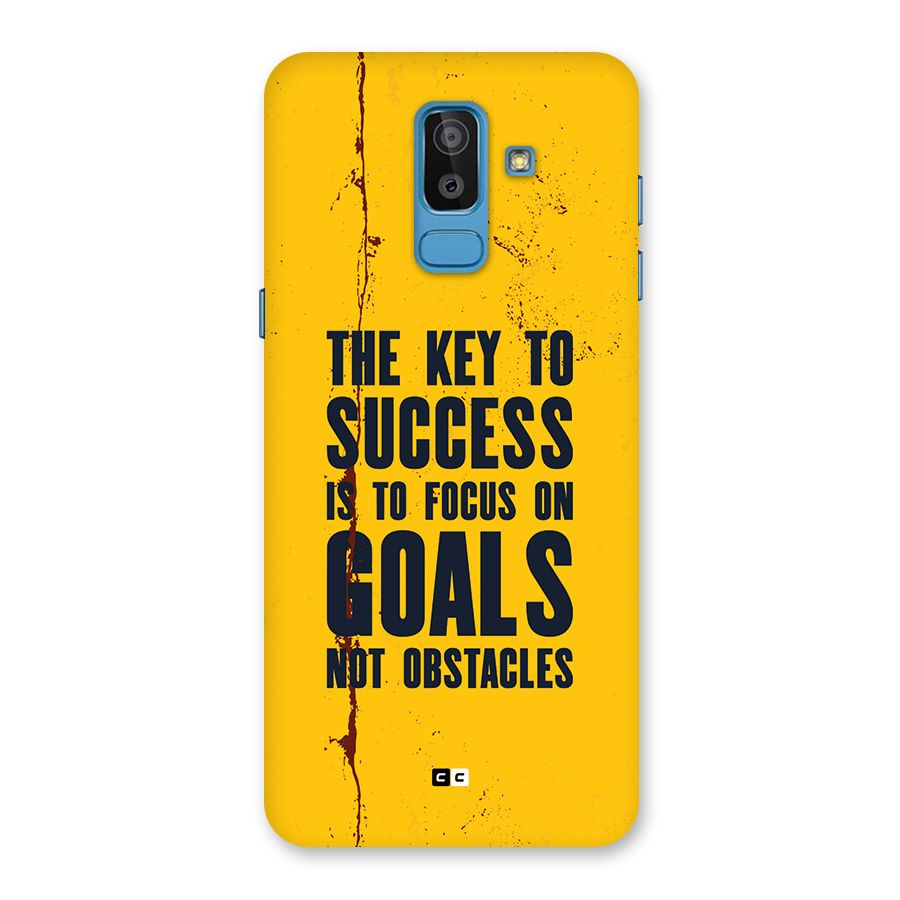 Goals Not Obstacles Back Case for Galaxy On8 (2018)