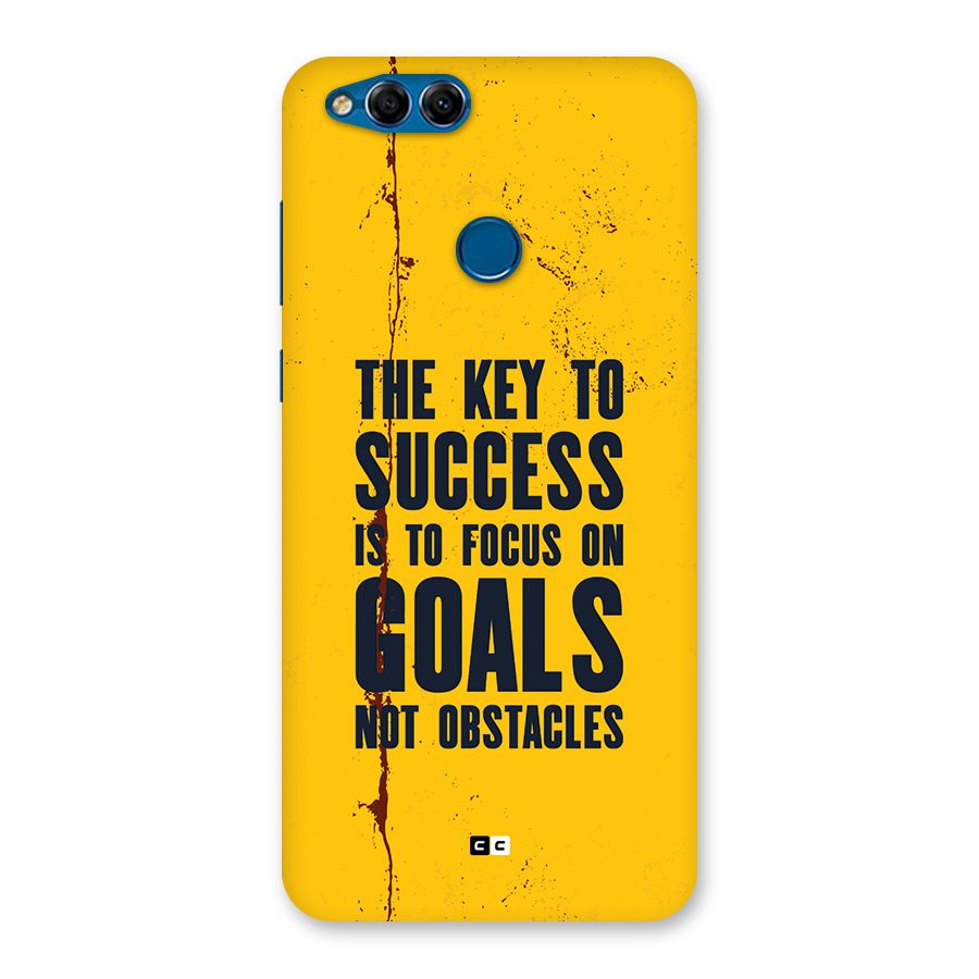 Goals Not Obstacles Back Case for Honor 7X