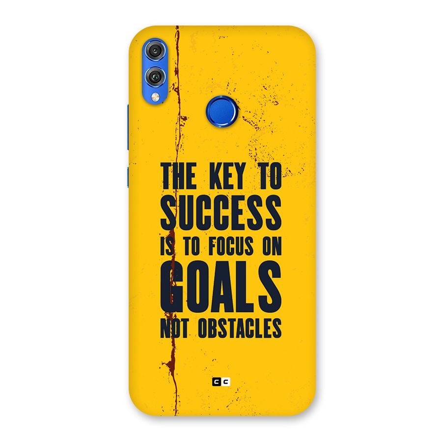 Goals Not Obstacles Back Case for Honor 8X