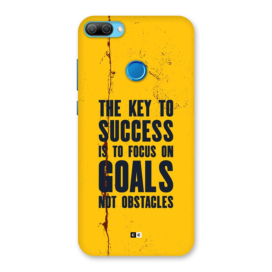 Goals Not Obstacles Back Case for Honor 9N