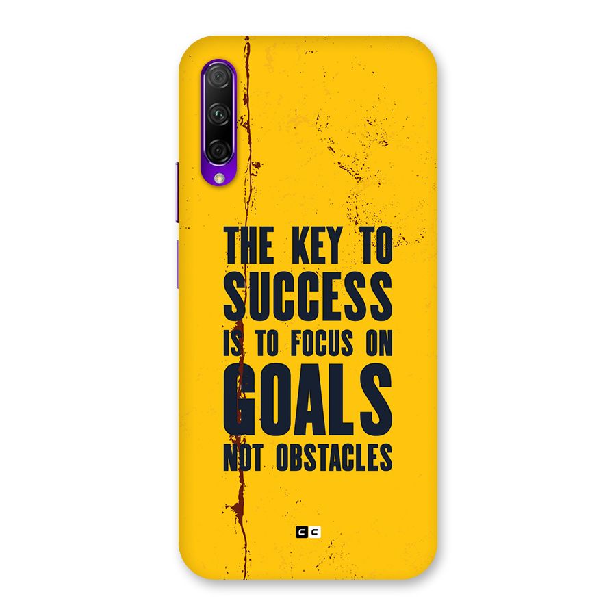Goals Not Obstacles Back Case for Honor 9X Pro
