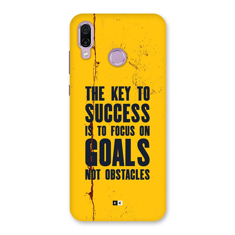 Goals Not Obstacles Back Case for Honor Play