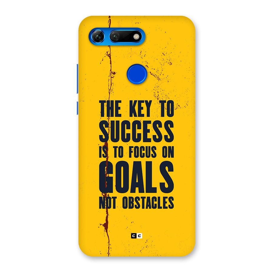 Goals Not Obstacles Back Case for Honor View 20