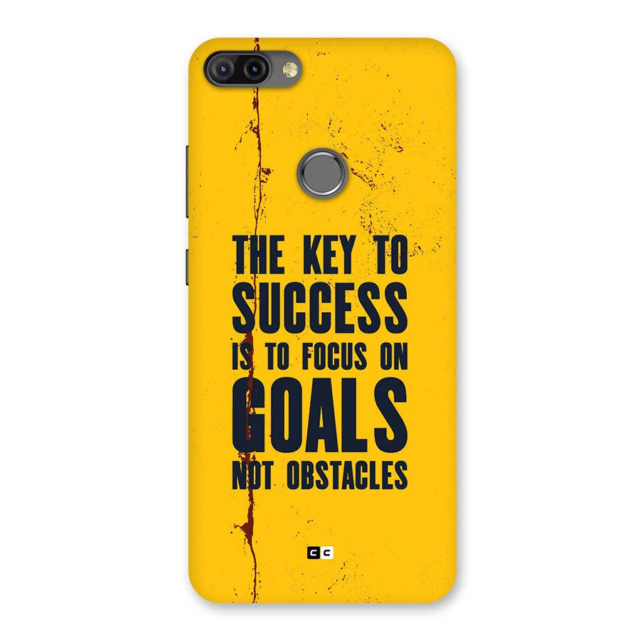 Goals Not Obstacles Back Case for Infinix Hot 6 Pro