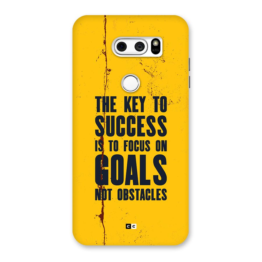 Goals Not Obstacles Back Case for LG V30