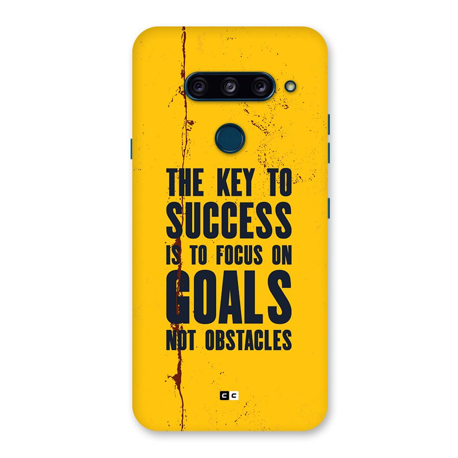 Goals Not Obstacles Back Case for LG  V40 ThinQ