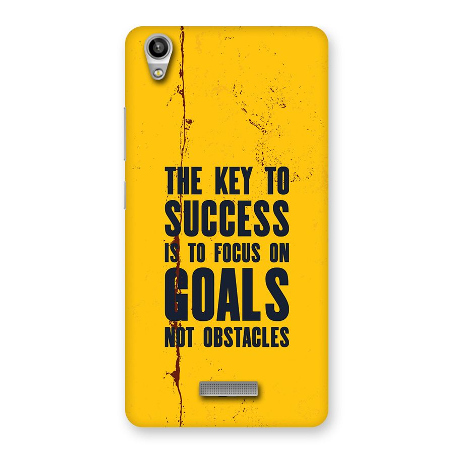Goals Not Obstacles Back Case for Lava Pixel V1