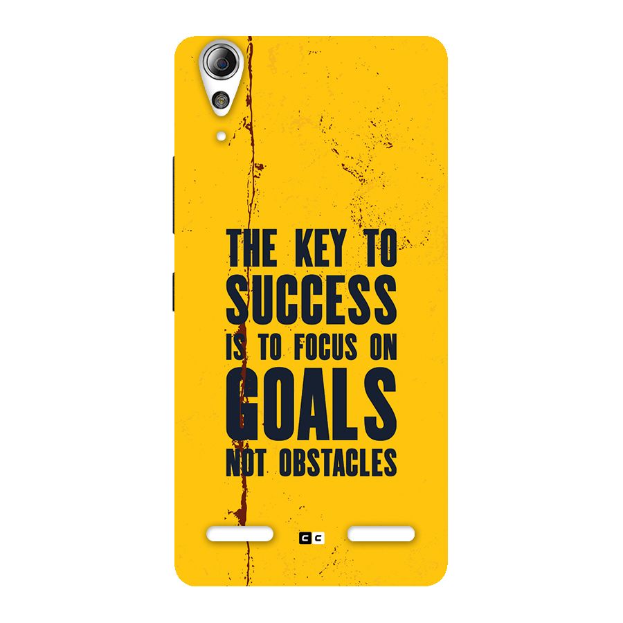 Goals Not Obstacles Back Case for Lenovo A6000