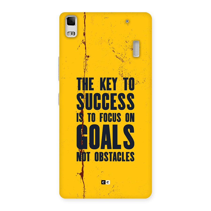 Goals Not Obstacles Back Case for Lenovo A7000