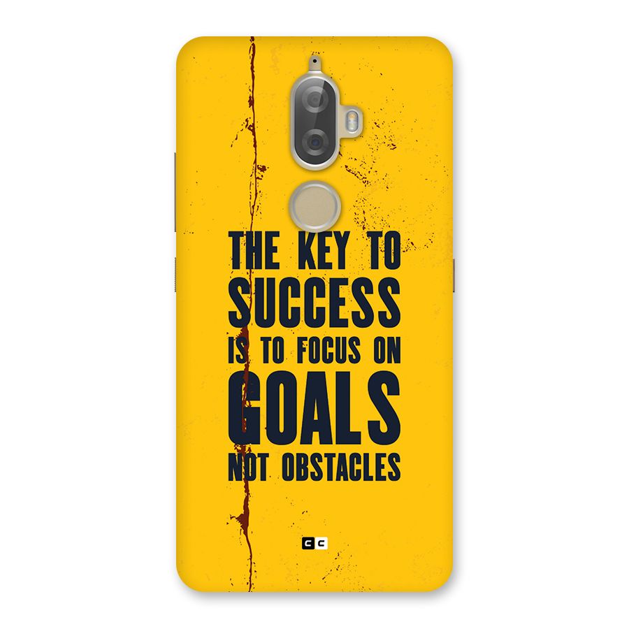 Goals Not Obstacles Back Case for Lenovo K8 Plus