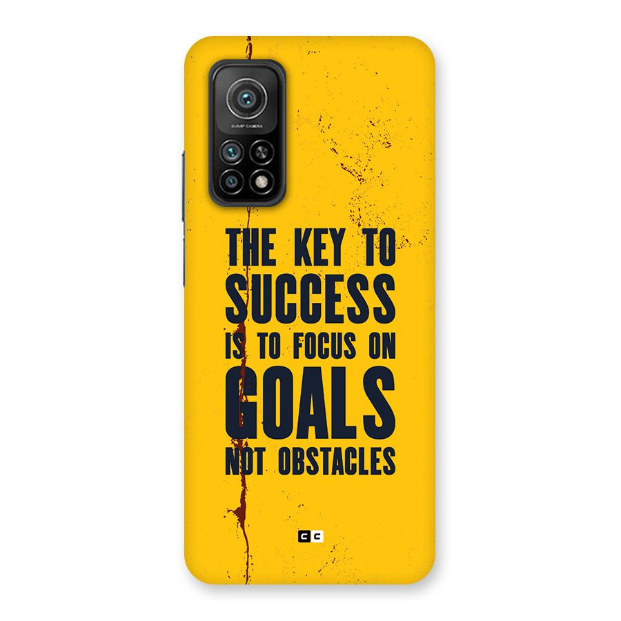 Goals Not Obstacles Back Case for Mi 10T 5G