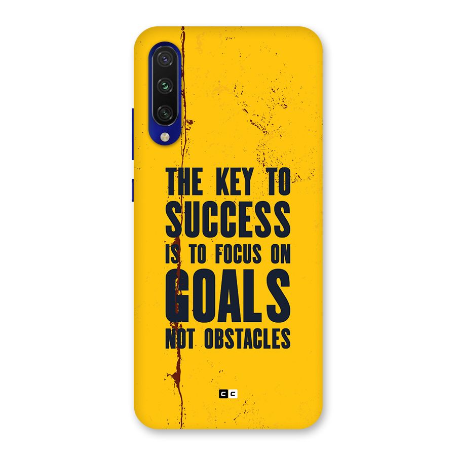 Goals Not Obstacles Back Case for Mi A3
