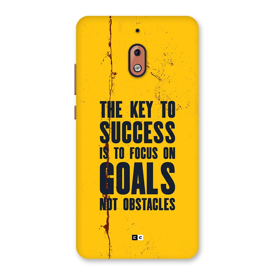 Goals Not Obstacles Back Case for Nokia 2.1